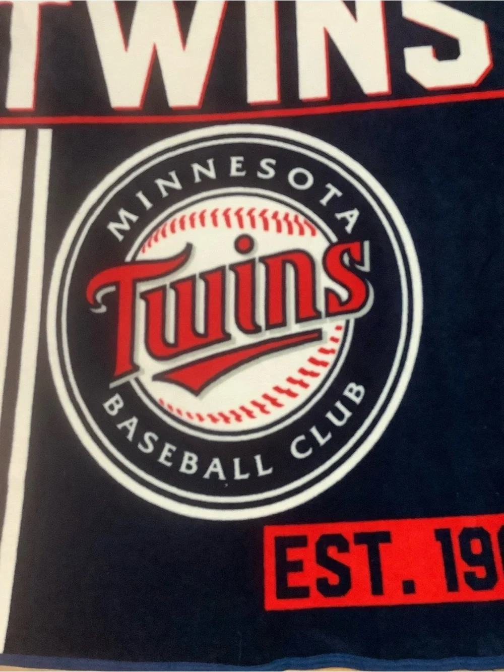 Minnesota Twins Walk Off Micro Raschel Throw 42x60